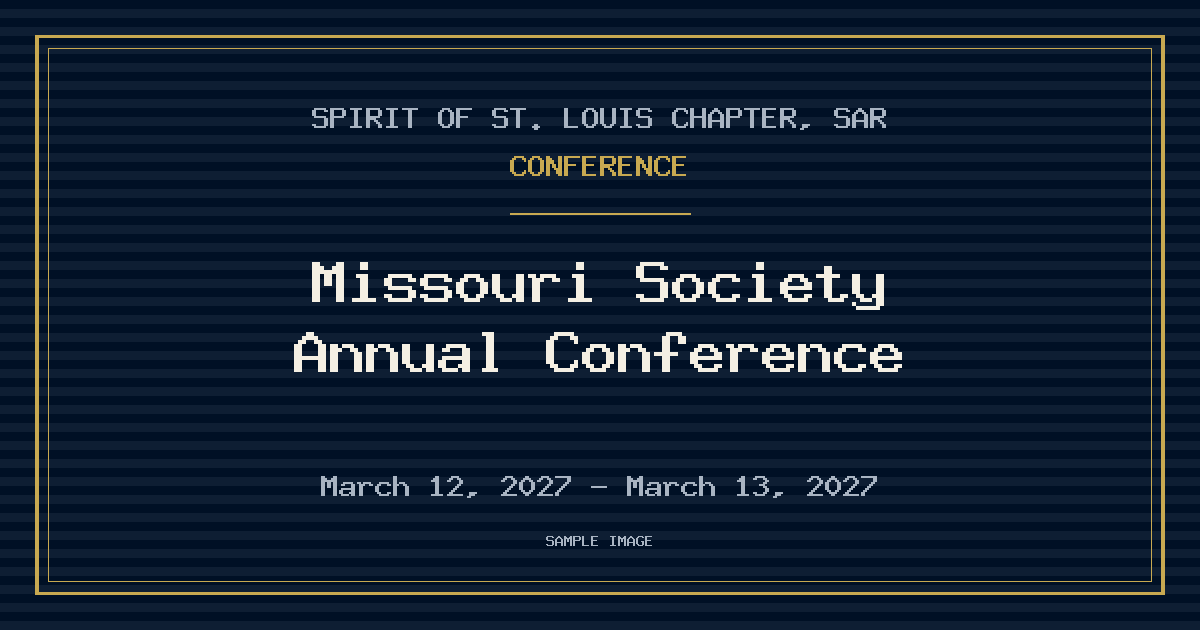Missouri Society Annual Conference